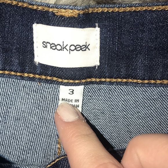 NWOT Cropped, flared denim - Picture 3 of 4